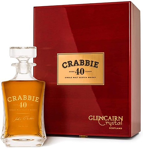 Виски шотландский односолодовый Crabbie 40 лет 0.7л 44,5%